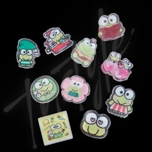 ⭐️2/$20⭐️ 10 Kawaii Keroppi Shoe Charms